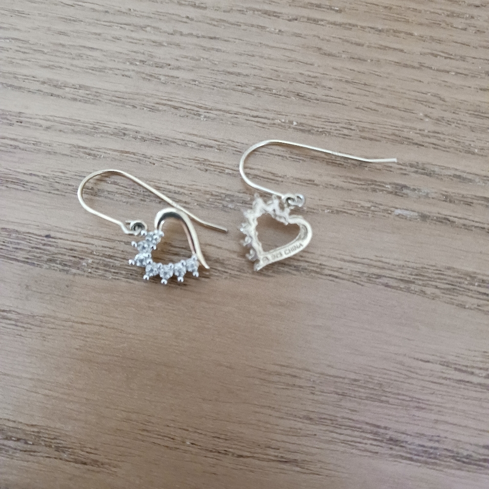 💖 Very Pretty Gold Over Sterling Silver Earrings!